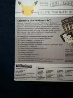 Pokemon TCG: 25th Anniversary Celebrations Elite Trainer Box (2021) 820650809439 - Image 3
