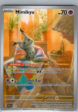 Mimikyu SVP 075 SV: Scarlet & Violet Promo Cards - Pokemon Card - NM - Image 1