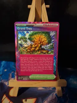 POKeMON TCG- Grand Tree 136/142. Stellar Crown. Rare Holo. - Image 1