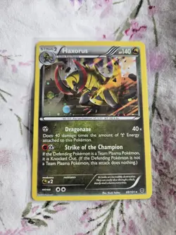 Pokemon Blister Exclusives 69/101 Haxorus Cosmos Holo - Image 1