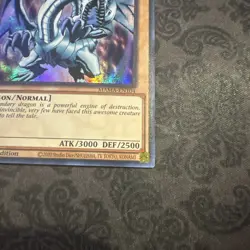 Yu-Gi-Oh! Blue-Eyes White Dragon (Secret Pharaoh's Rare) MAMA-EN104 1st Edition - Image 2