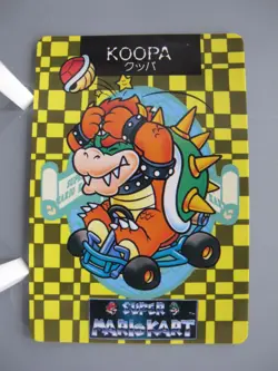 Bowser Super Mario TCG Card Japanese game Super Famicom Rare Vintage F/S - Image 1