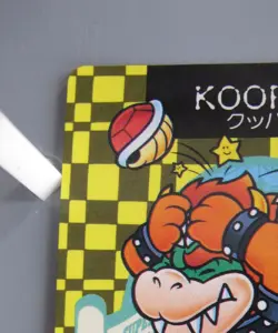 Bowser Super Mario TCG Card Japanese game Super Famicom Rare Vintage F/S - Image 2