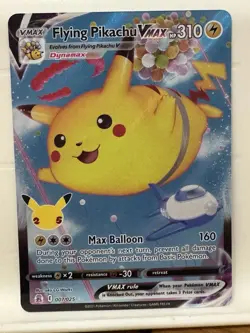 Flying Pikachu VMAX 007/025 Celebrations 25th Anniversary Pokemon Holo Foil NM - Image 2