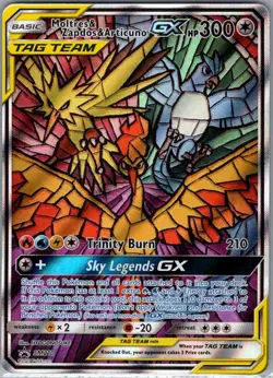 Moltres & Zapdos & Articuno GX SM210 SM Promos - Pokemon Card - NM - Image 1