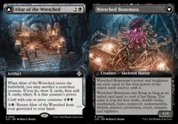 Altar of the Wretched // Wretched Bonemass - Foil Extended Art LCC NM MTG - Image 1