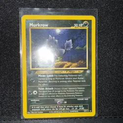 Murkrow 1st Edition 24/111 Neo Genesis WOTC Vintage Pokemon - Image 1