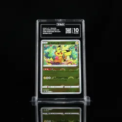 2022 POKEMON JPN SWORD & SHIELD DARK PHANTASMA #014 PIKACHU-REVERSE FOIL TAG 10 - Image 1