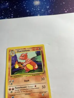 Pokemon TCG Charmeleon Base Set 24/102 Regular Unlimited Uncommon - Image 5