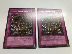 USA Seller Yugioh 2 X Royal Oppression LOD-091 Rare 1st Ed LP - Image 3