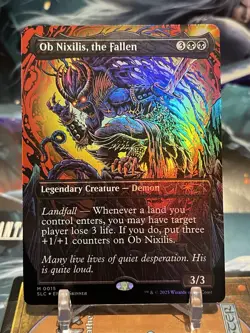 MTG | Ob Nixilis, The Fallen ✨FOIL✨ [Secret Lair Encyclopedia] - Image 1