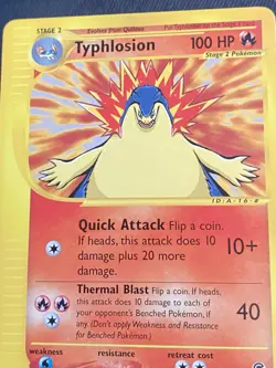 Typhlosion 64/165 - Non Holo Rare - Pokemon Expedition 2002 WOTC NM - Image 2
