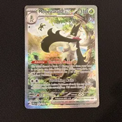 Pokemon Meowscarada ex 256/193 Sv02: Paldea Evolved Holo SIR - Image 1