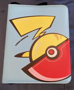 Pokemon Card Binder with 900 Pockets with Zipper Pikachu - Image 1