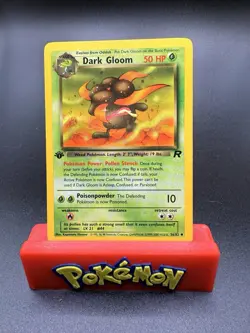 Dark Gloom 36/82 1st Edition Non Holo Team Rocket Pokemon Card TCG WOTC NM - Image 1