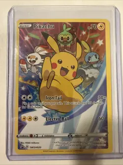 Pikachu SWSH020 SWSH: Sword & Shield Promo Cards Holo - Image 1