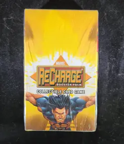Marvel Recharge Collectible Card Game - Sealed Booster Box + 2 Starter Decks - Image 2