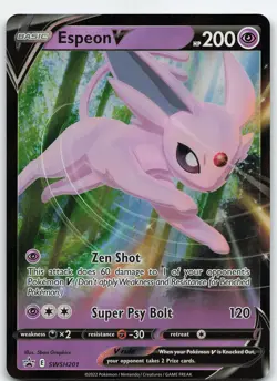 Espeon V - SWSH201 Promo Holo SWSH: Sword & Shield Promo Cards NM Pokemon - Image 1