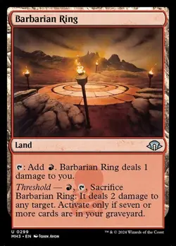 Barbarian Ring 1x MtG ENGLISH Modern Horizons 3 MH3 SP/NM - Image 1
