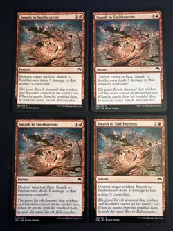 4x Smash to Smithereens (163) Magic Origins LP MTG Magic x4 Playset MKE - Image 1