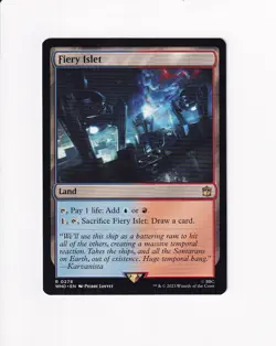 2023 MTG MAGIC THE GATHERING DR. WHO FIERY ISLET (#1) - Image 1
