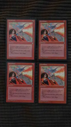 Magic: the Gathering / MtG Pyroblast x4 Ice Age - Image 1