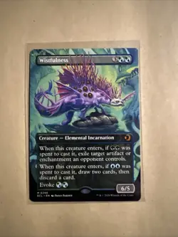 MTG Wistfulness ECL 0296 M NM Regular Borderless - Image 2