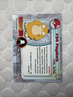 Topps Pokemon Series 1 Psyduck #54 Green Logo - Image 2