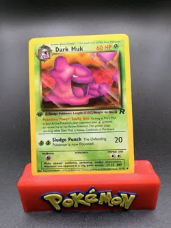 [NM] 2000 Pokemon Team Rocket Dark Muk 1st Edition #41/82 Uncommon - Image 1