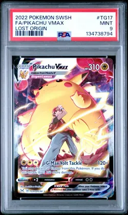Pikachu VMAX TG17/TG30 Lost Origin *PSA Grade 9* GRADED MINT - Image 1