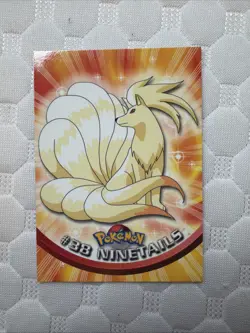 Pokemon Topps #38 Ninetales (Blue Logo) 1999 TV Animation Series 1 - Image 1