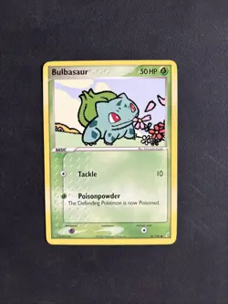 Pokemon TCG Bulbasaur EX Crystal Guardians 45/100 Regular Common Non Holo 2006 - Image 1