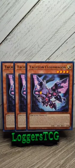Yu-Gi-Oh! Tachyon Cloudragon x3 / MZTM EN012 1st Edition NM - Image 1