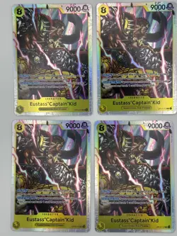 Eustass "Captain" Kid Playset - OP10-112 x4 set - PRB02 Reprint - One Piece TCG - Image 1