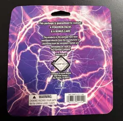 Pokemon TCG Lightning Set 4 Packs + 1 Bonus Card New Sealed Forbidden Light 151 - Image 3