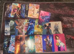 MTG Final Fantasy Art Cards 6 Signed Mixed Lot Total 25 No Duplicates - Image 1
