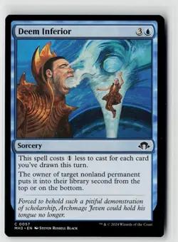 MTG Modern Horizons 3 Deem Inferior x4 NM Common - Image 1