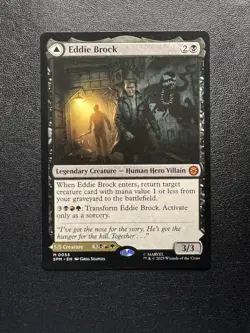 Eddie Brock 55 MTG Marvel's Spider-Man Mythic Normal NM - Image 1