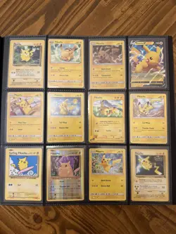 Pokemon TCG Pikachu Bundle 42 card Collection & Binder - no duplicates - Image 2