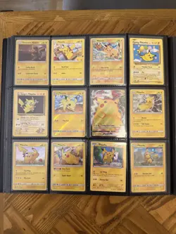 Pokemon TCG Pikachu Bundle 42 card Collection & Binder - no duplicates - Image 3
