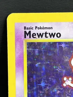 Pokemon TCG Mewtwo Base Set 10/102 Holo Rare 1999 WoTC - LP/MP - Image 2