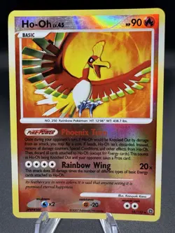 Pokemon TCG Ho-Oh 10/132 Secret Wonders Reverse Holo LP/MP - Image 1
