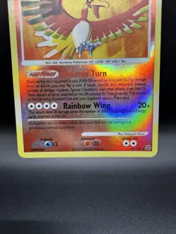 Pokemon TCG Ho-Oh 10/132 Secret Wonders Reverse Holo LP/MP - Image 4