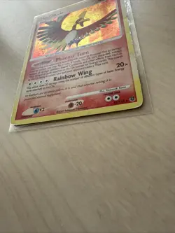 Ho-Oh 10/132 Secret Wonders Holofoil bleed Pokemon 2007 DP - MP TCG - Image 2