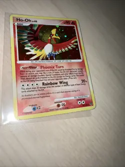 Ho-Oh 10/132 Secret Wonders Holofoil bleed Pokemon 2007 DP - MP TCG - Image 4