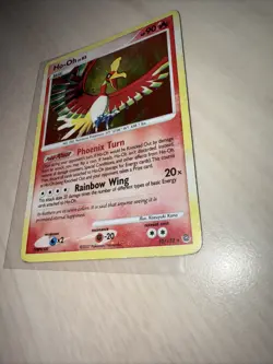 Ho-Oh 10/132 Secret Wonders Holofoil bleed Pokemon 2007 DP - MP TCG - Image 5