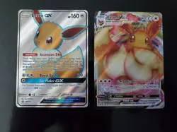 Eevee GX SM242 VMAX SWSH087 Holo Pokemon TCG Black Star Promo Card NM Sun & Moon - Image 1