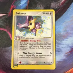 Pokemon TCG Delcatty EX Ruby and Sapphire Holo Card 5/109 Rare - Image 1