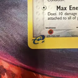 Pokemon TCG Delcatty EX Ruby and Sapphire Holo Card 5/109 Rare - Image 3