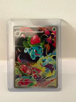 Ivysaur 134/132 Illustration Rare Mega Evolution Holo Pokemon Card NM - Image 1